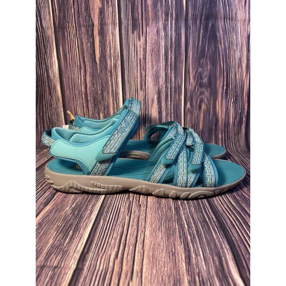 Teva Tirra Outdoor Sport Sandals Size 7 Youth Turquoise Blue 1019395Y